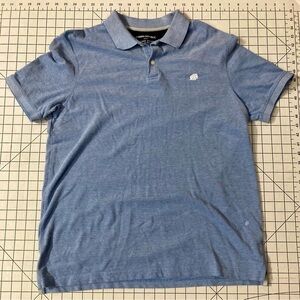 Banana Republic Men’s Size Large Blue Organic Cotton Pique Polo Shirt